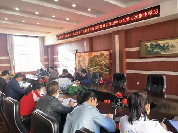 隴運集團(tuán)公司召開“不忘初心、牢記使命”主題教育讀書班暨理論學(xué)習(xí)中心組第三次、第四次集中學(xué)習(xí)會議