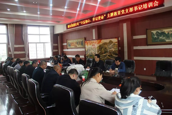 隴運集團公司召開“不忘初心、牢記使命”主題教育黨支部書記培訓會